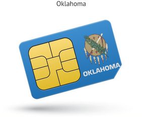 Сим карта США штат Оклахома для приема СМС